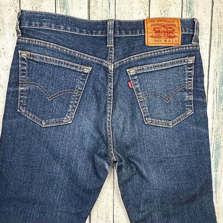 Vintage 1990's Australian Made Levis 553 Jeans - Suit Size 12 - Jean Pool