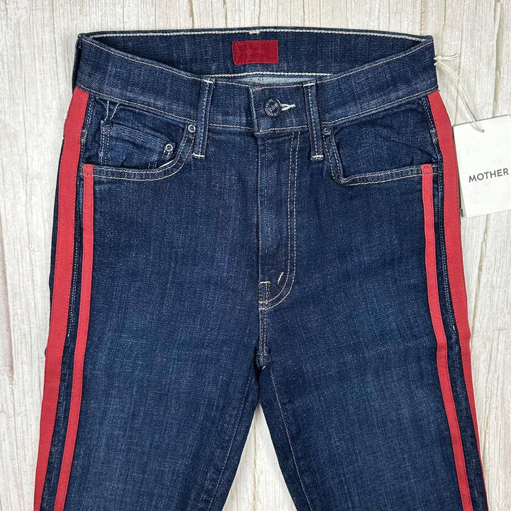 NWT- Mother 'The Insider Crop Fray'  Speed Racer Jeans - Size 23