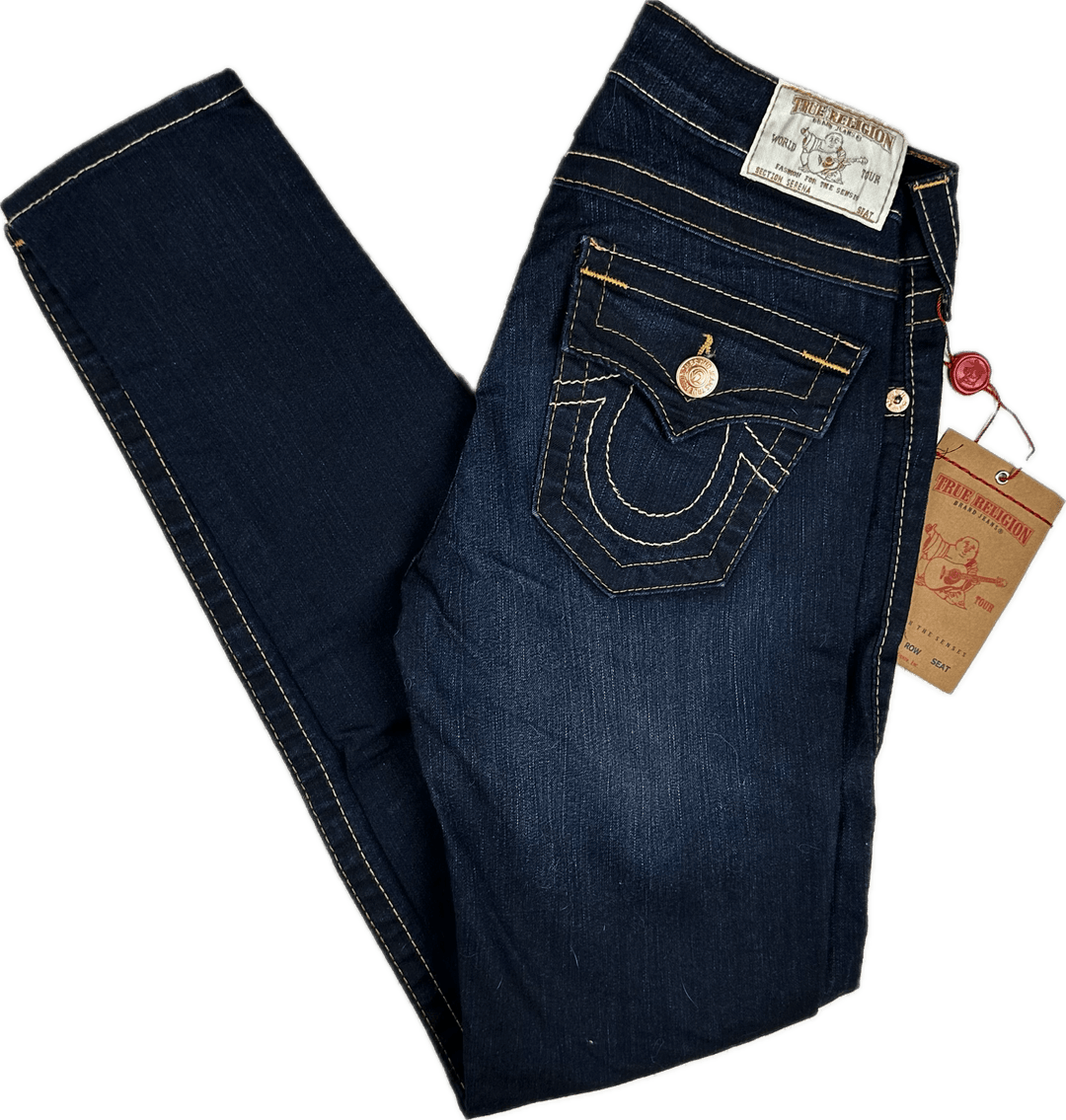 NWT - True Religion 'Serena' Skinny Lonestar Jeans- Size 26 - Jean Pool