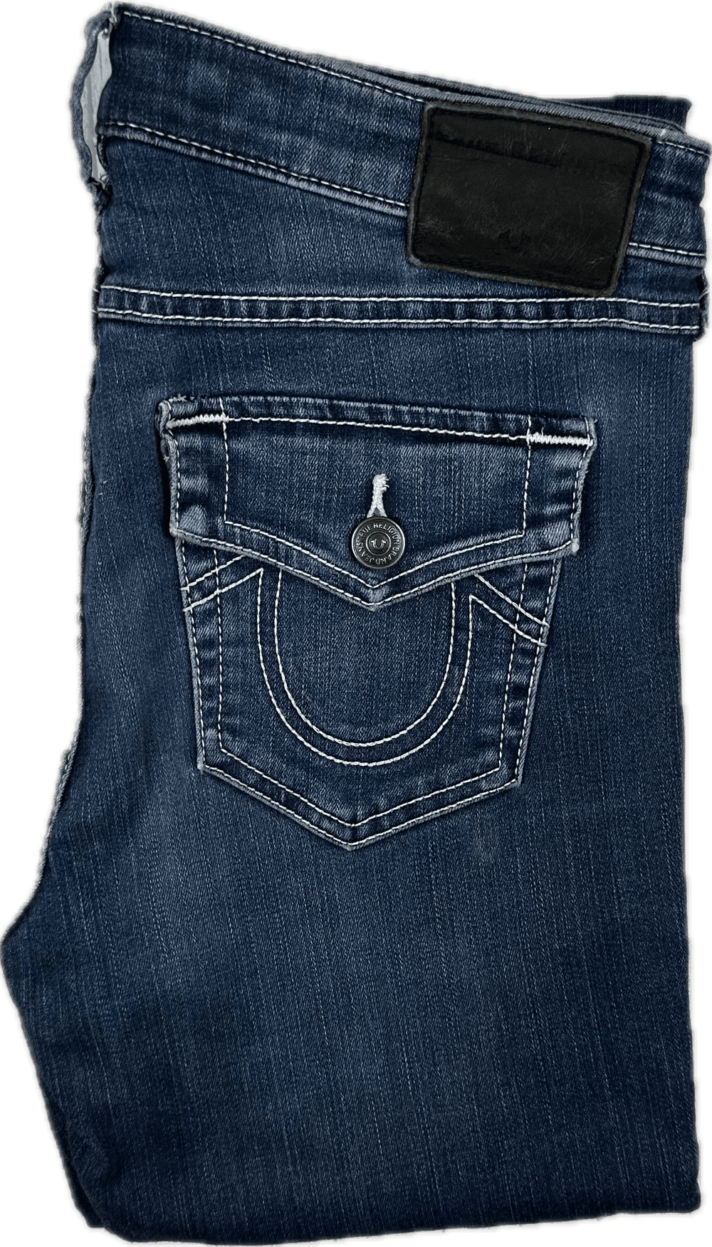 True Religion 'Billie' Low Straight Jeans- Size 27 - Jean Pool