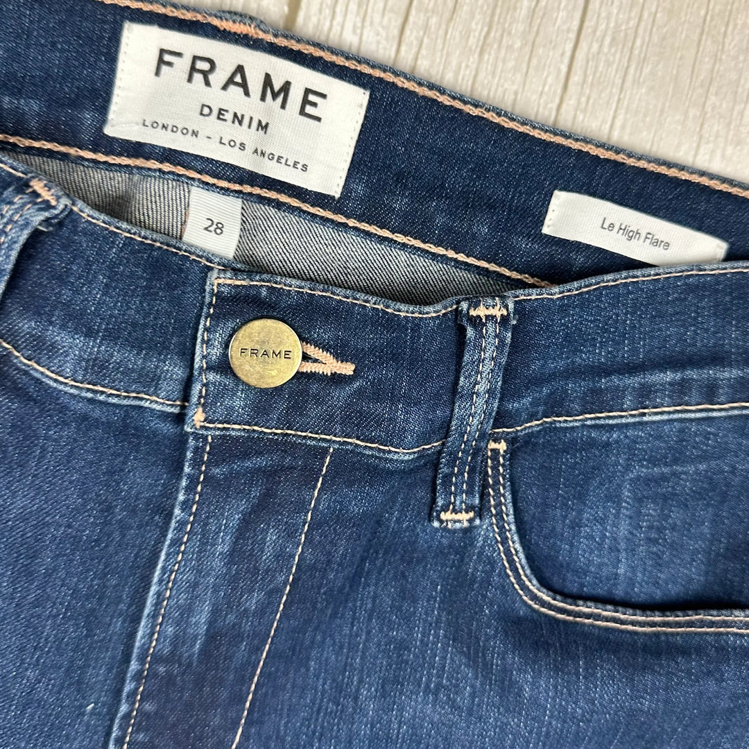 Frame Denim 'Le High Flare' Stretch Jeans -Size 28