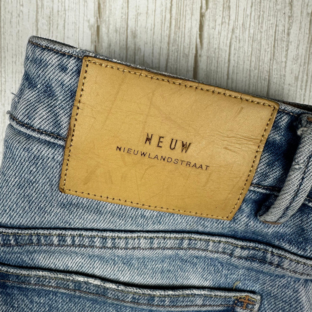 NEUW Ladies 'LEXI' Straight  Crawford Blue Jeans - Size 25