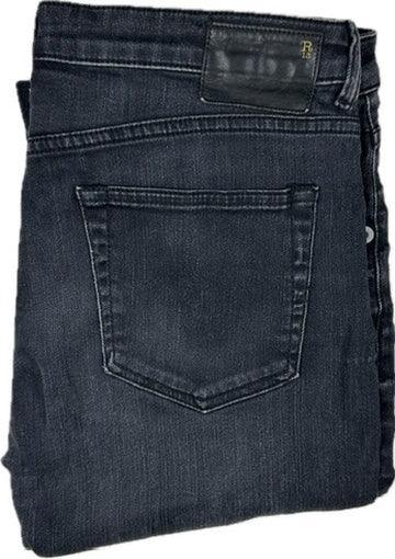 R13 Made in Italy 'Boy Skinny' Washed Black Jeans- Size 28