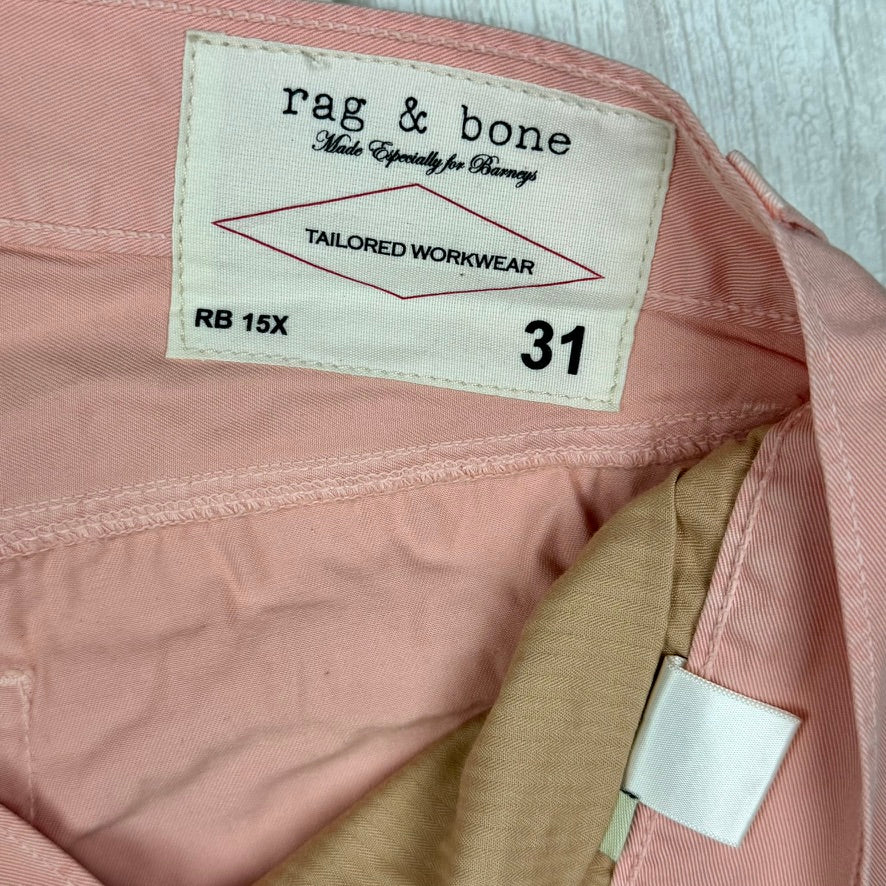 Rag & Bone Mens 'RB 15X' Slim Straight Peach Jeans - Size 31
