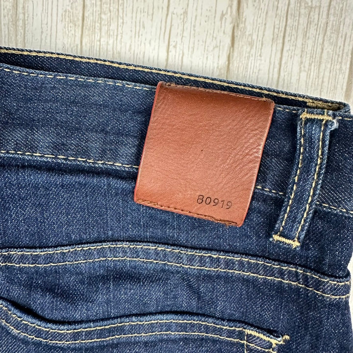 Comoditi Selvedge Stretch Mens Straight Denim Jeans - Size 32