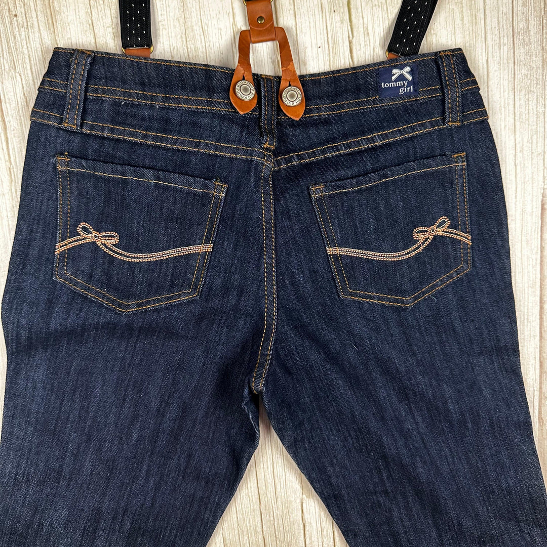 Tommy Girl Suspender Slim Fit Jeans - Size 7/8