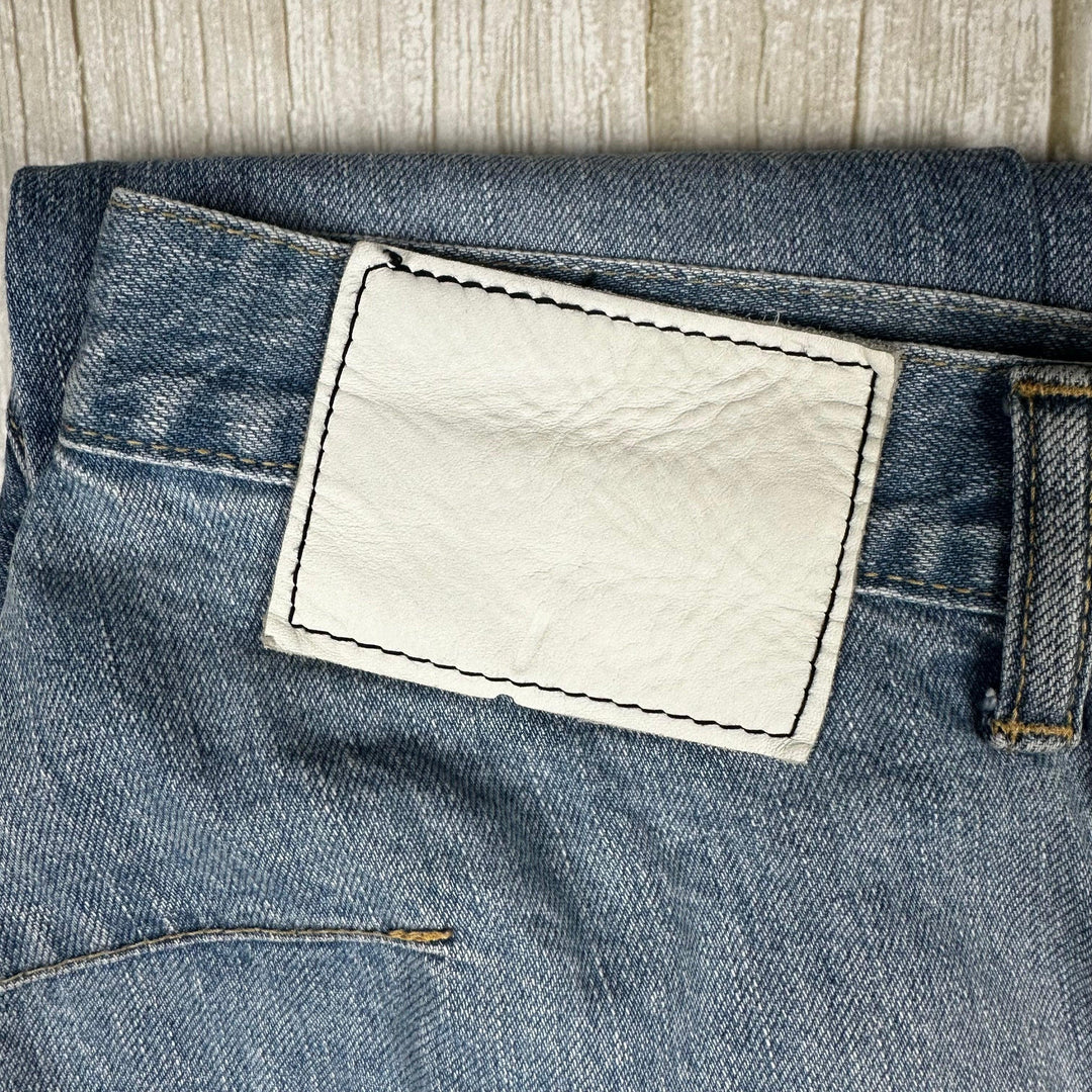 Bassike Made in Japan Super Lo Slung Jean -Size 27