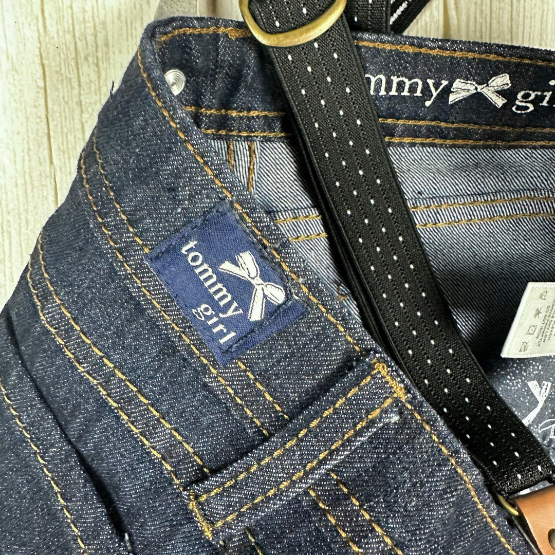 Tommy Girl Suspender Slim Fit Jeans - Size 7/8