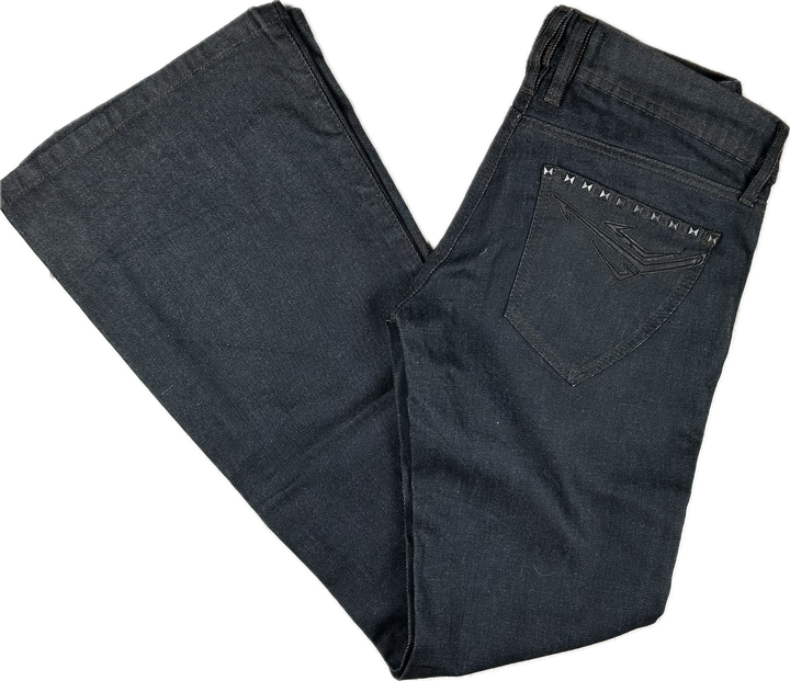 NEW - Y2K Firetrap 'Cruz 87' Low Flare Jeans - Size 30/32