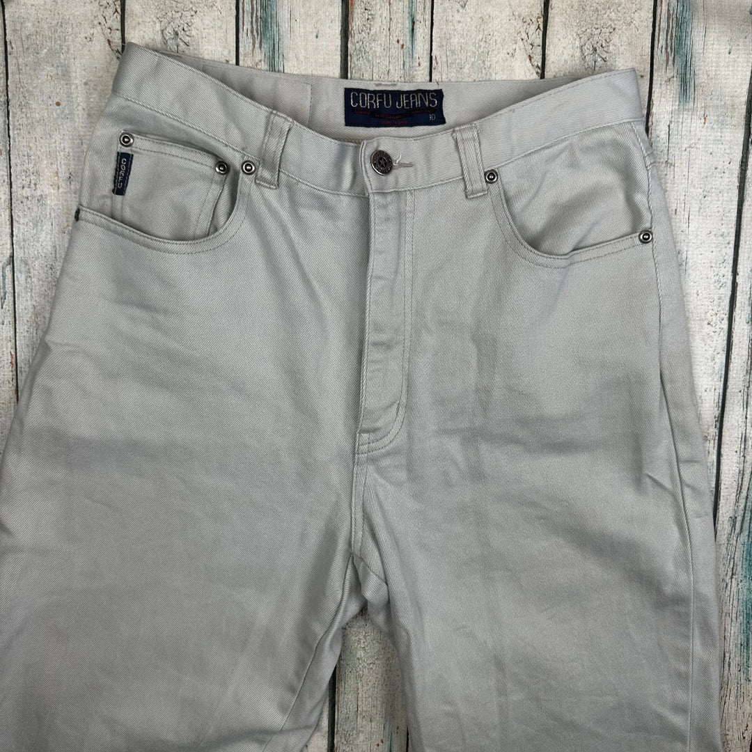 Vintage 90's Corfu Grey 'Stretchies' - Size 10 - Jean Pool