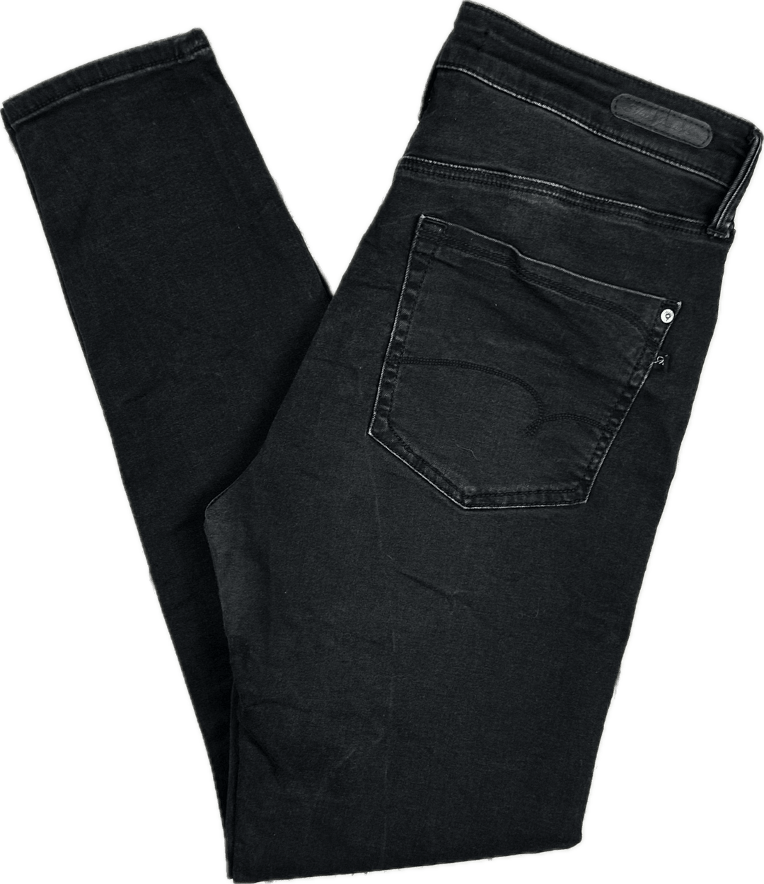 Mavi 'Lucy' High Rise Super Skinny Black Jeans -Size 29/28 - Jean Pool