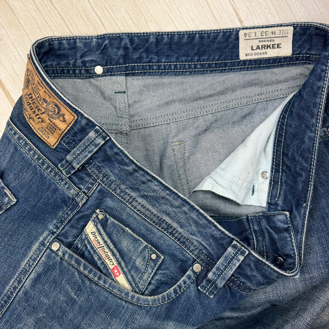 Diesel 'Larkee' Denim Regular Straight Jeans -Size 33/34