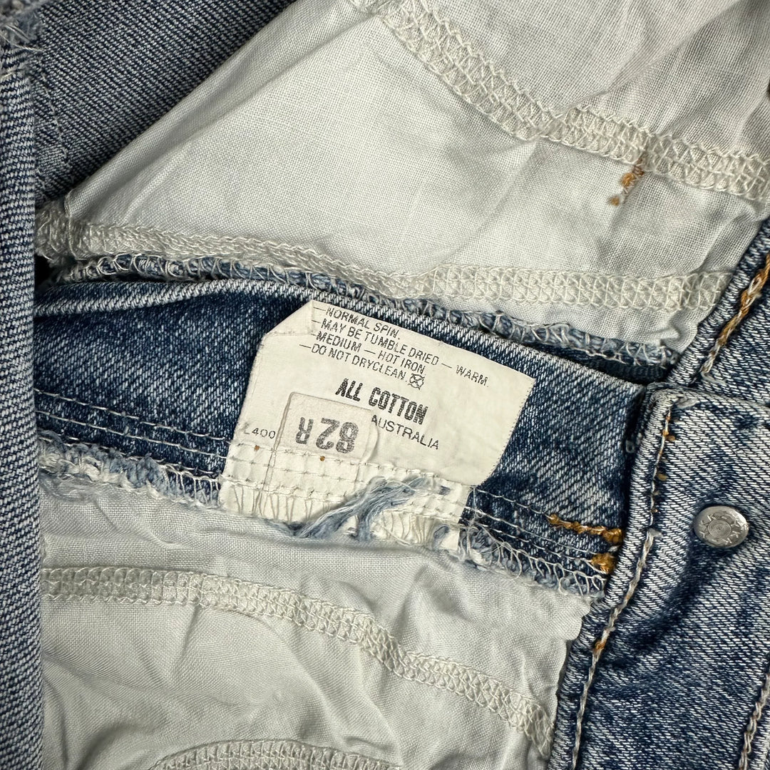 Faberge 1980's Straight Slim Fit Mens Jeans- Suit Size 28-30"