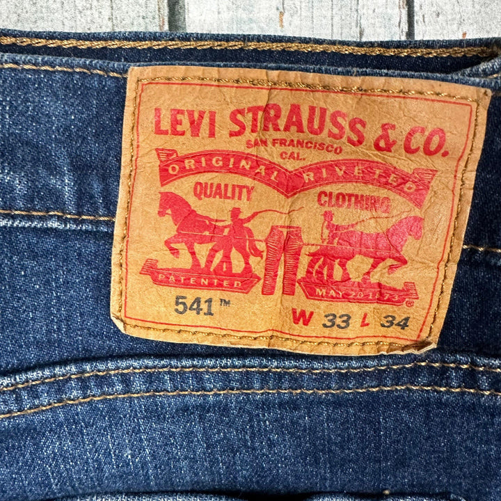 Levis 541 Mens Classic Fit Jeans - Size 33/34 - Jean Pool