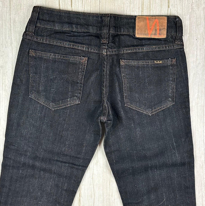 Nudie Jeans Co.'Slim Jim' Dry Japan Black Wash Jeans - Size 27/32 - Jean Pool