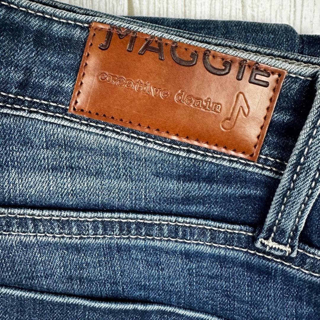 NWT- Maggie Creative Denim Italian Made Slim Jeans -Size 25