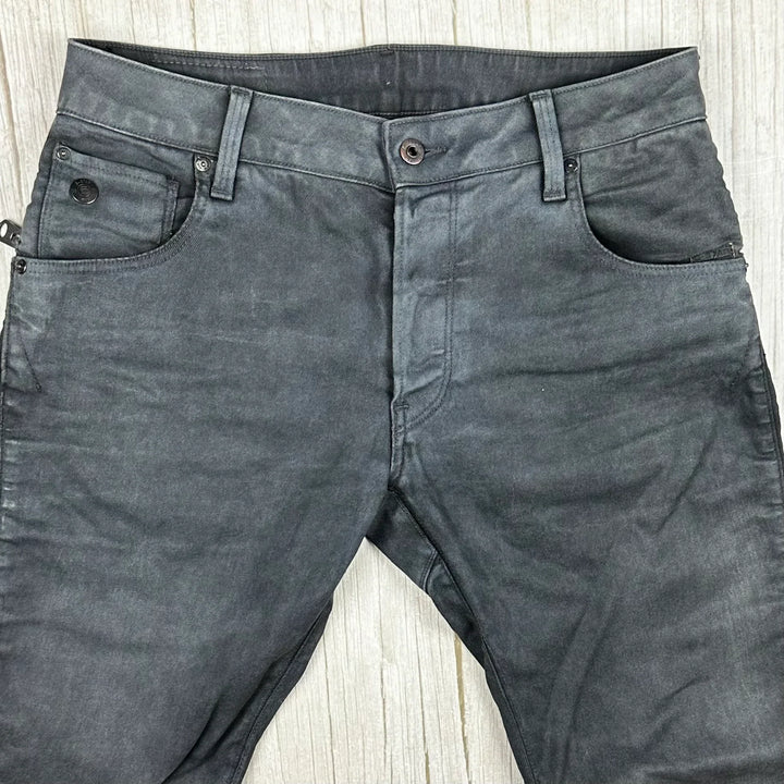 G Star RAW Men's 'Arc 3D Slim' Charcoal Jeans -Size 31/30