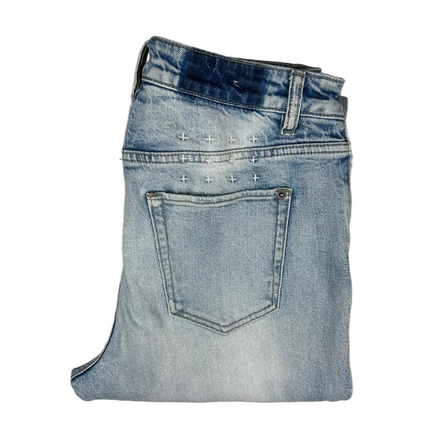 Ksubi 'Nine O Heaven' Sliced Wash Jeans- Size 28