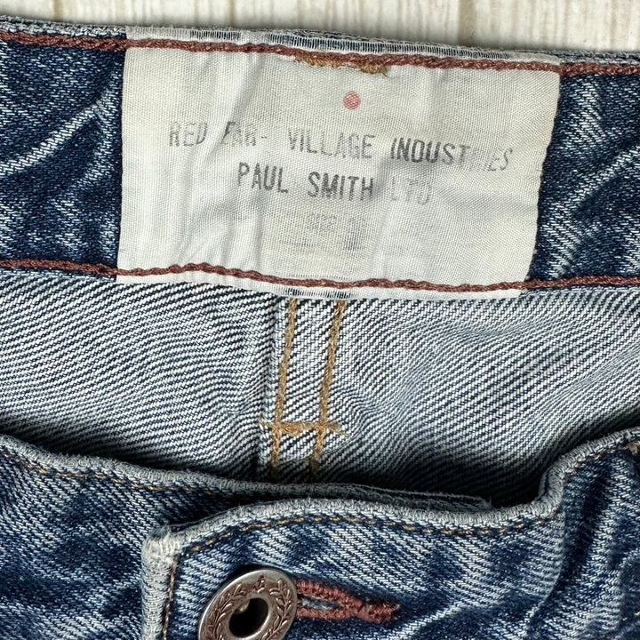 Paul Smith Red Ear Straight Leg Denim Jeans - Size 36R