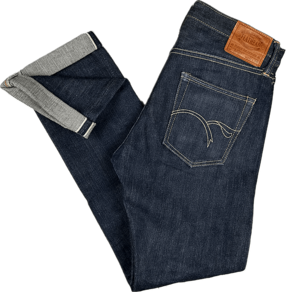 The Flat Head Mens 5002 Selvedge Jeans Made in Japan - Size 29 - Jean Pool