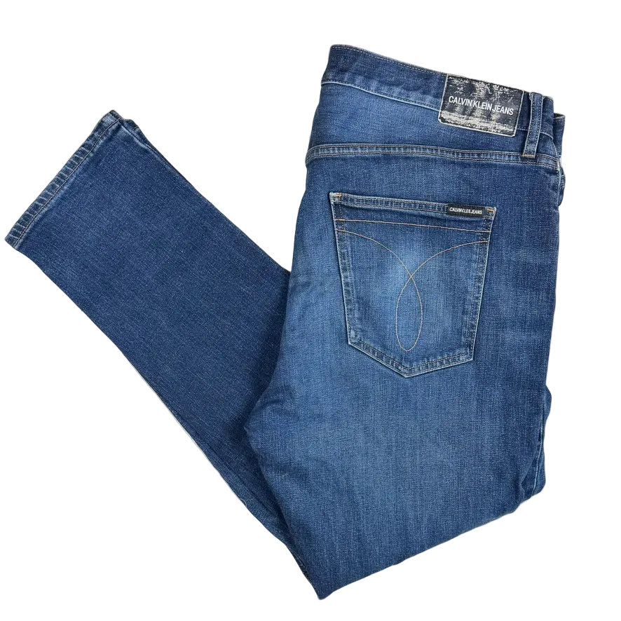 Calvin Klein Mens CKJ016 Skinny Jeans - Size 38