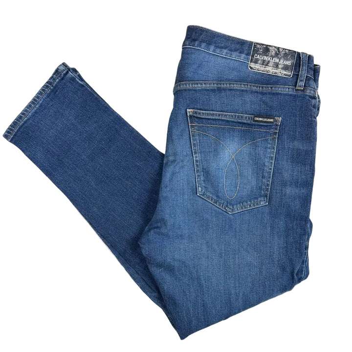 Calvin Klein Mens CKJ016 Skinny Jeans - Size 38