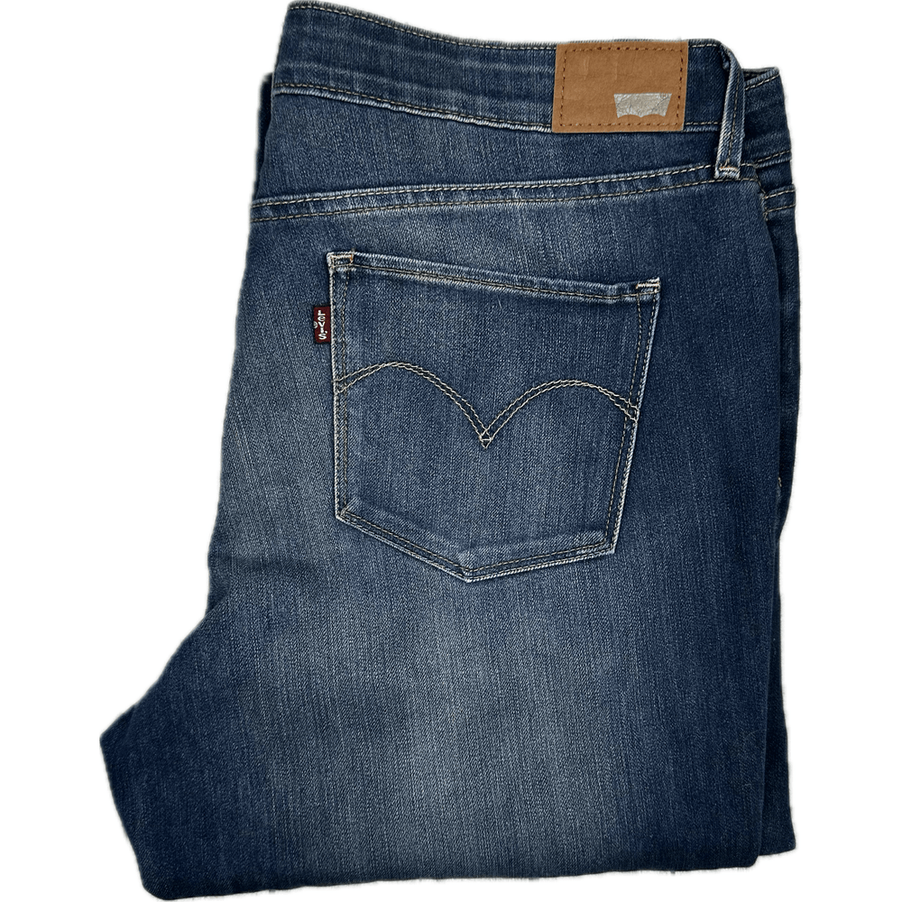 Levis Demi Curve Classic Boot Cut Stretch Jeans -Size 34 (16AU) - Jean Pool