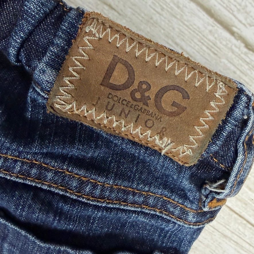 Dolce &amp; Gabbana Classic Straight Kids Denim Jeans- Size 3