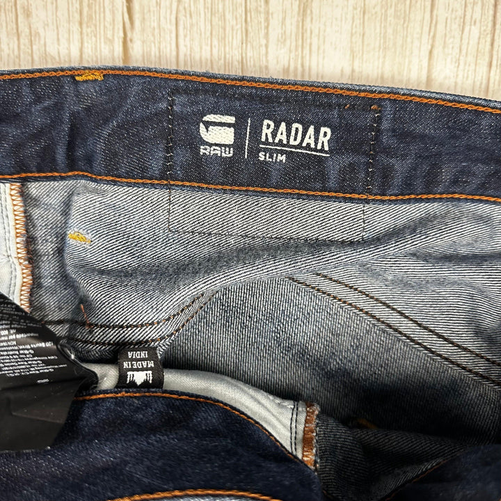 G Star RAW Mens 'Radar Slim' Jeans -Size 34/34 - Jean Pool