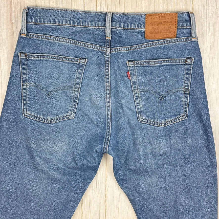 Levis Premium 510 Mens 'Big E' Slim Fit Jeans -Size 32R