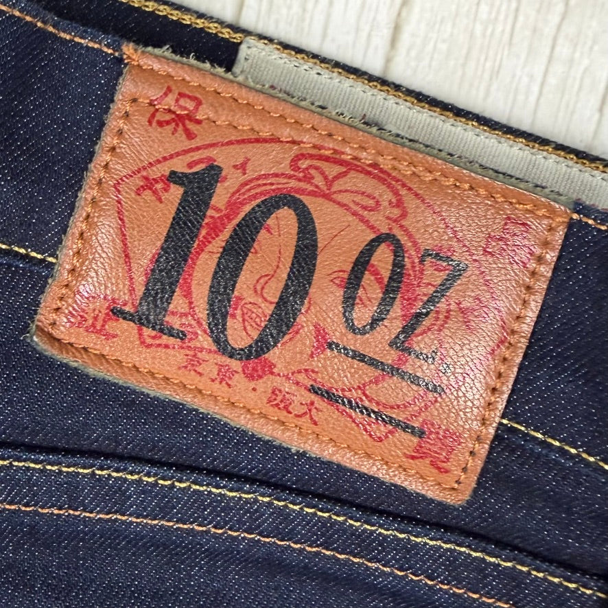 Evisu Japan Ladies Logo Pockets Slim Straight Jeans - Size 29