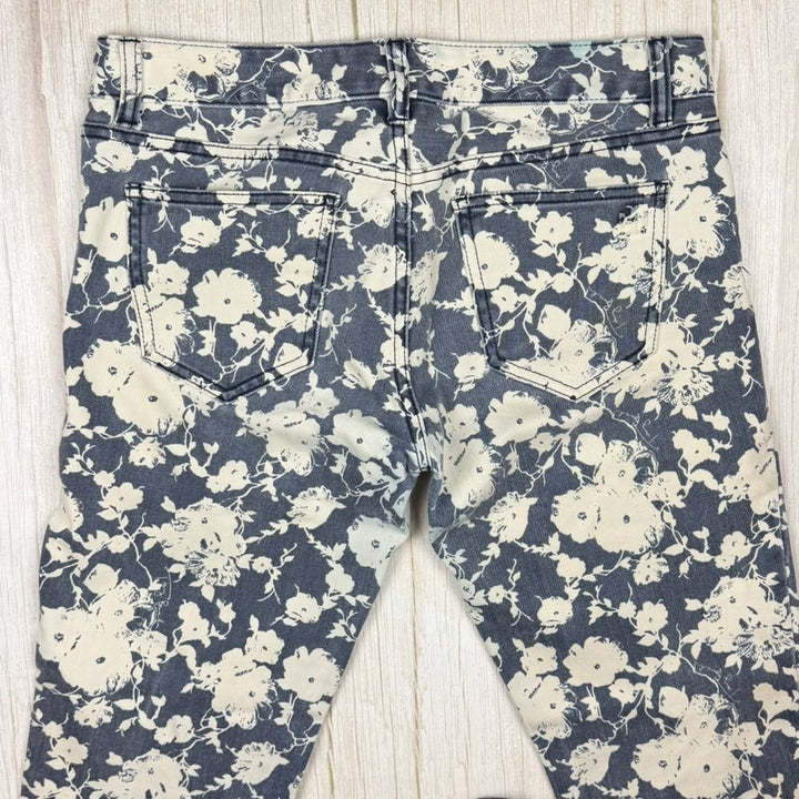 Tory Burch  Ladies 'Alexa Cropped Skinny' Floral Print Jeans- Size 28
