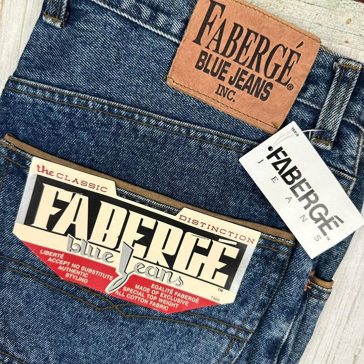 NWT- Deadstock Fabergé 1980's Mens Jeans - Hard to find!- Suit Size 31