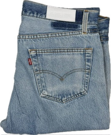 RE/DONE Patch Panelled Relaxed Crop Jeans -Size 30