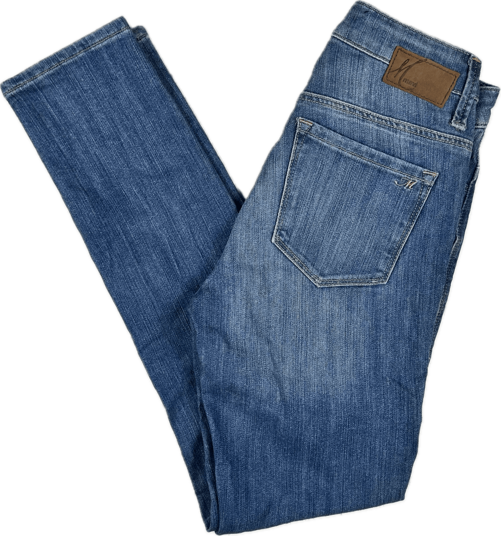 Mavi 'Alissa' Ladies High Rise Ankle Skinny Jeans -Size 24 - Jean Pool