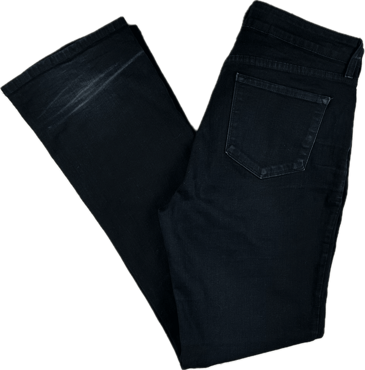 NYDJ 'Barbara Bootcut' Black Jeans -Size 10 US or 14 AU