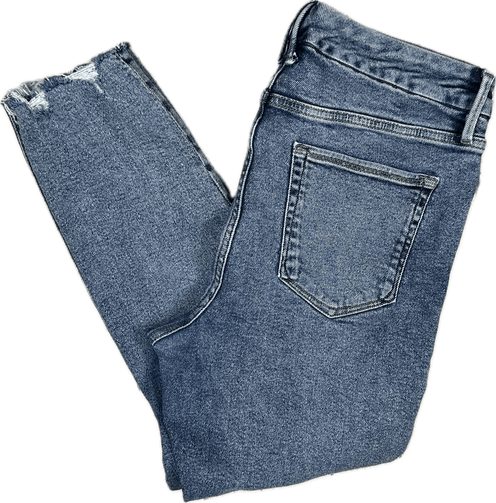Good American 'Good Waist' High Rise Crop Jeans- Suit Size 18 - Jean Pool