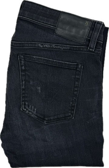 R13 Made in Italy Stretch 'Alison Crop' Jeans- Size 28