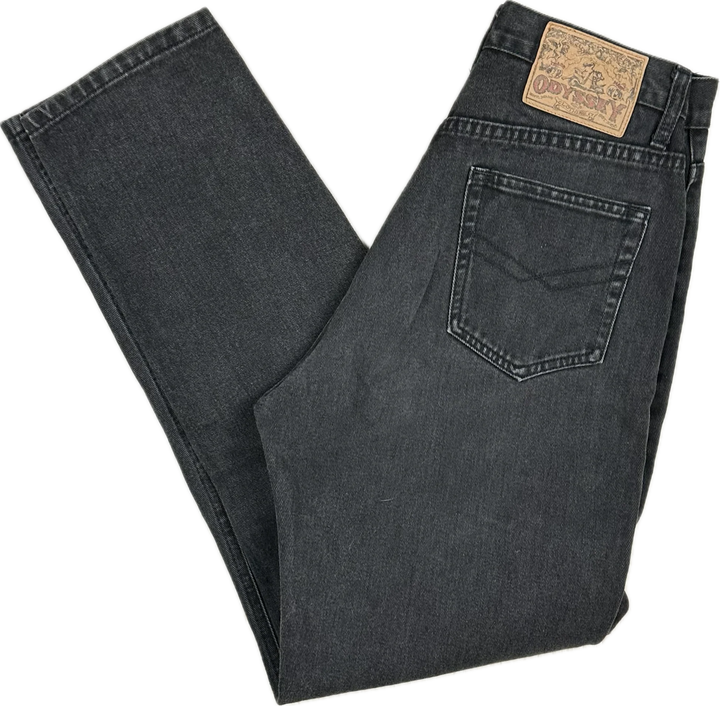 80's Vintage ODYSSEY Australian Made Tapered Jeans-Suit Size 8/9