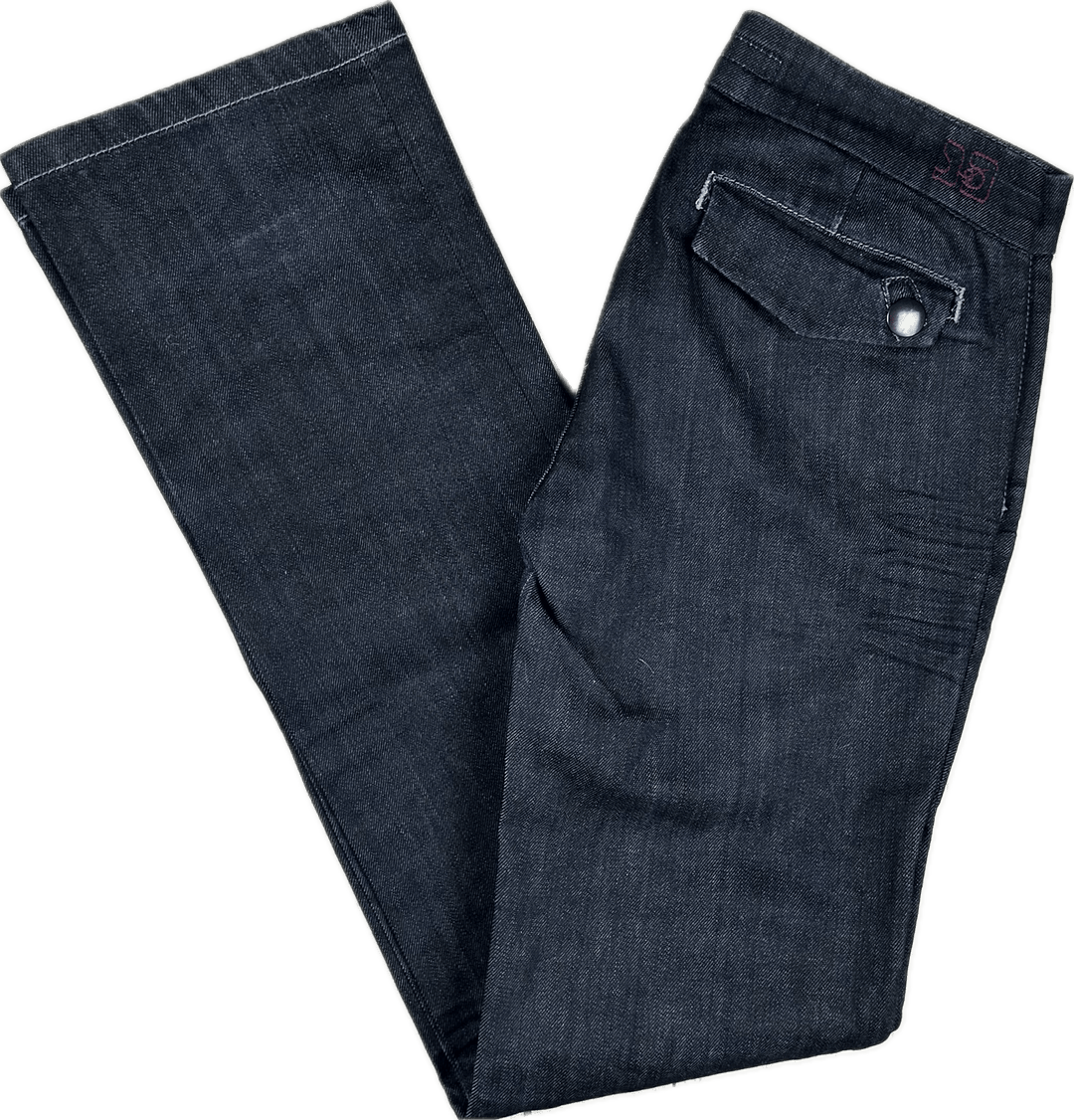Joes Jeans USA Dark Wash Pant Cut Jeans Size- 27 - Jean Pool