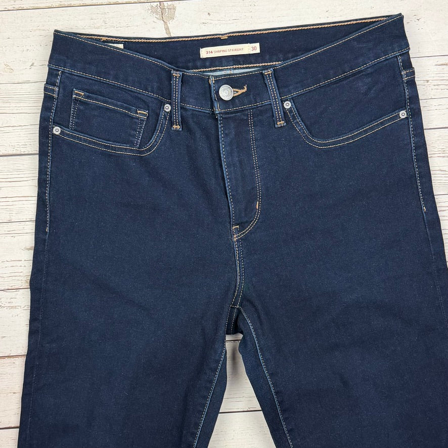 Levis Ladies 314 Shaping Straight Jeans -Size 30