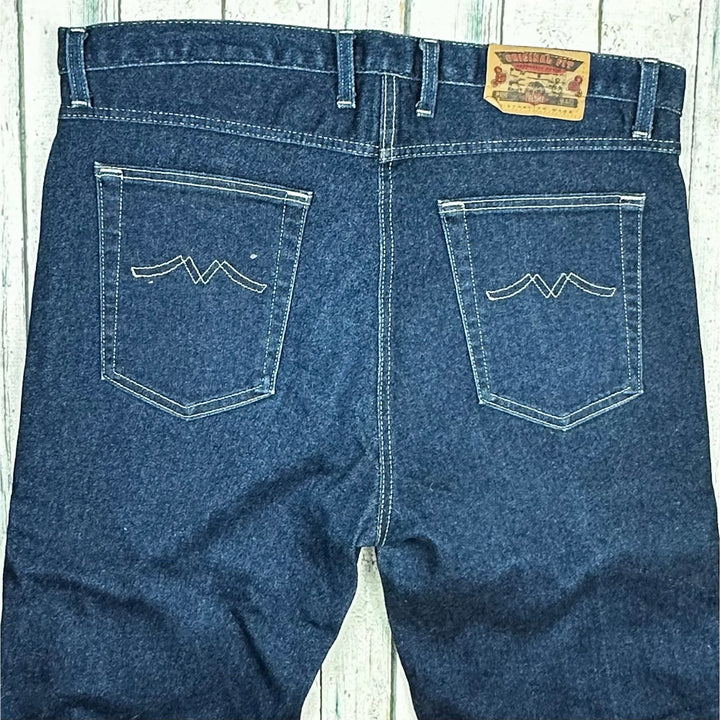 Authentic Jeans Mens Stretchies 1980's Aussie Made Jeans -Size 38 - Jean Pool