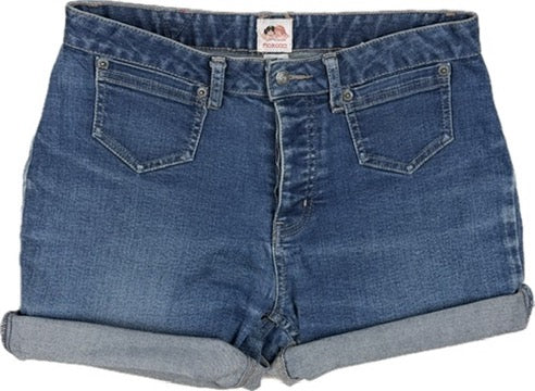 Fiorucci 90's Stretch Denim Cut Off Shorts- Size 11