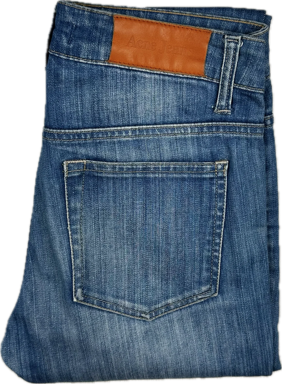 Acne Ladies Slim Straight Fit Ankle Jeans - Suit Size 27