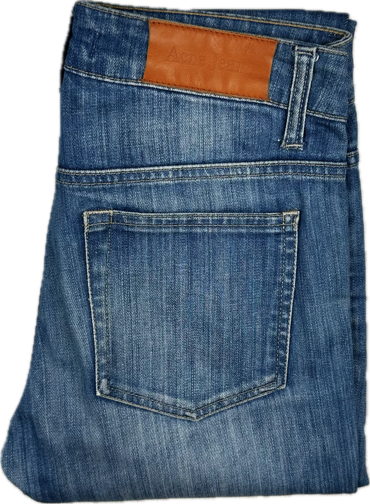 Acne Ladies Slim Straight Fit Ankle Jeans - Suit Size 27