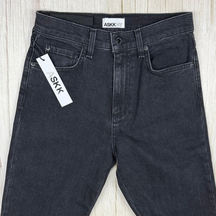 NWT- ASKK NY Black Crop Flare Jeans - Size 26