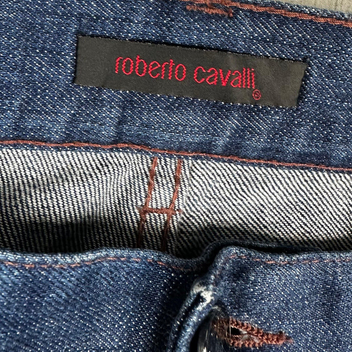 Roberto Cavalli Italian Ladies Straight legJeans - Size 48 Euro -14/16 AU - Jean Pool