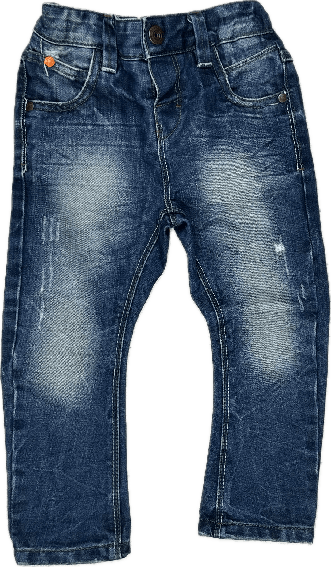 Next Boys Slim Straight Distressed Jeans - Size 18M - Jean Pool