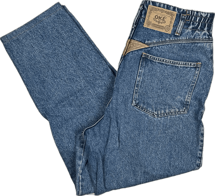 Vintage  80's Oke 'Mom' Relaxed Jeans- Suit Size  10/11