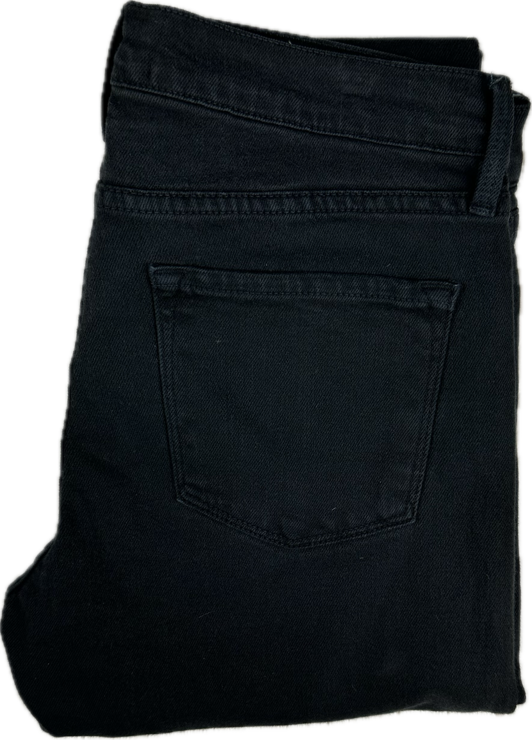 Frame Denim 'Le Garcon' Noir Boyfriend Jeans- Size 27